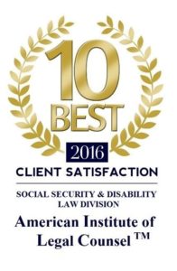 Social Security Disability Law Award